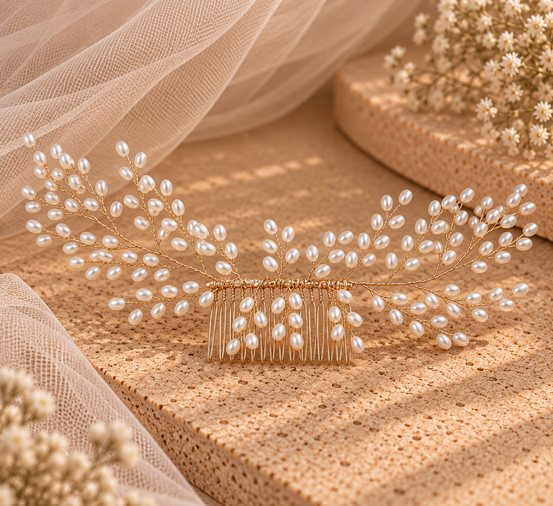 Liana Hair Comb (Gold)