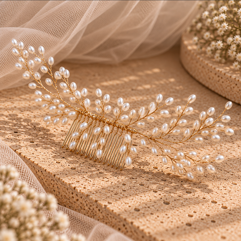 Liana Hair Comb (Gold)