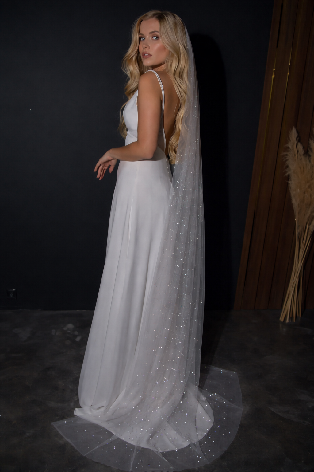 200cm Glitter Veil (Chapel Length)