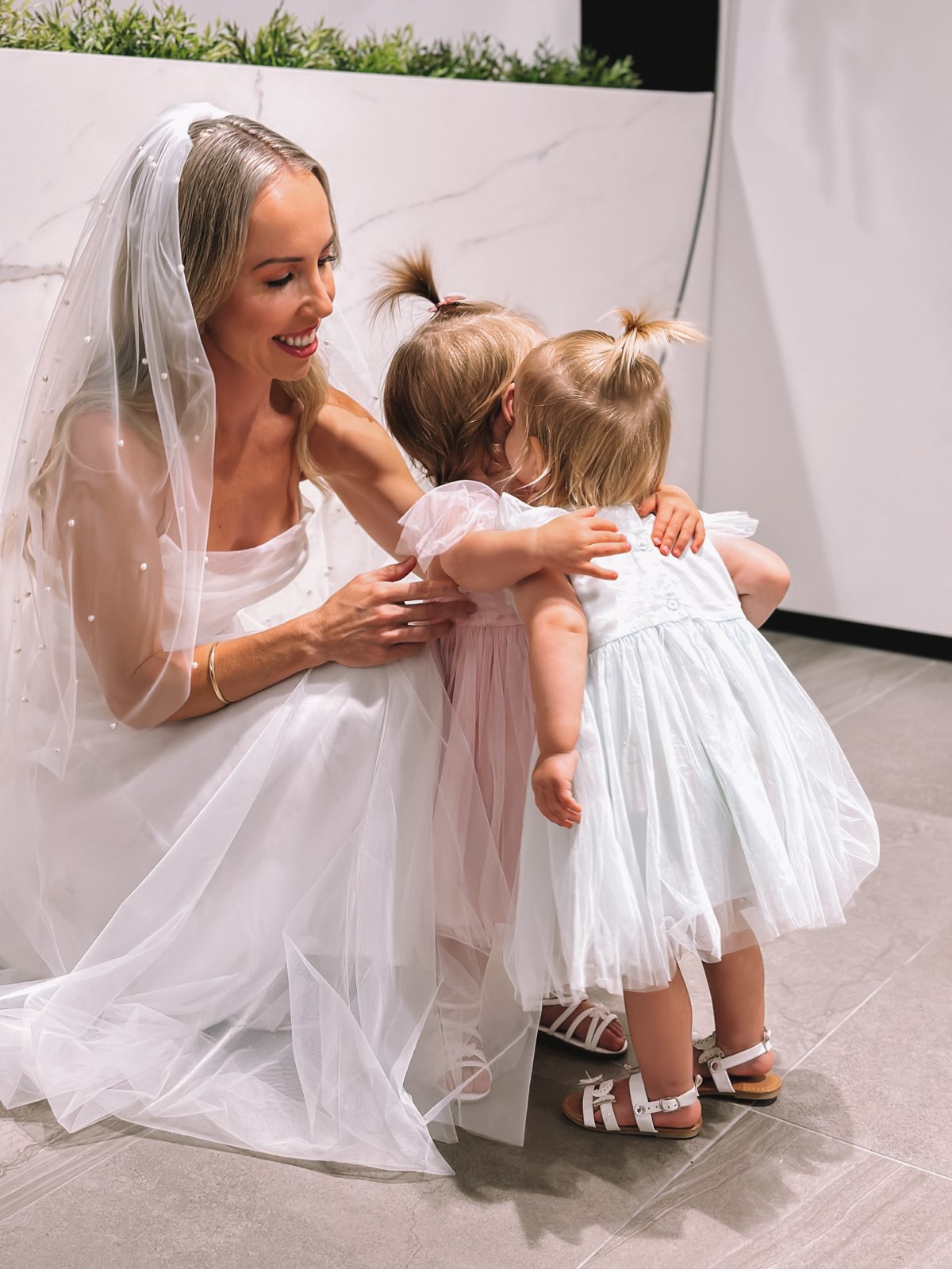 100cm Pearl Veil