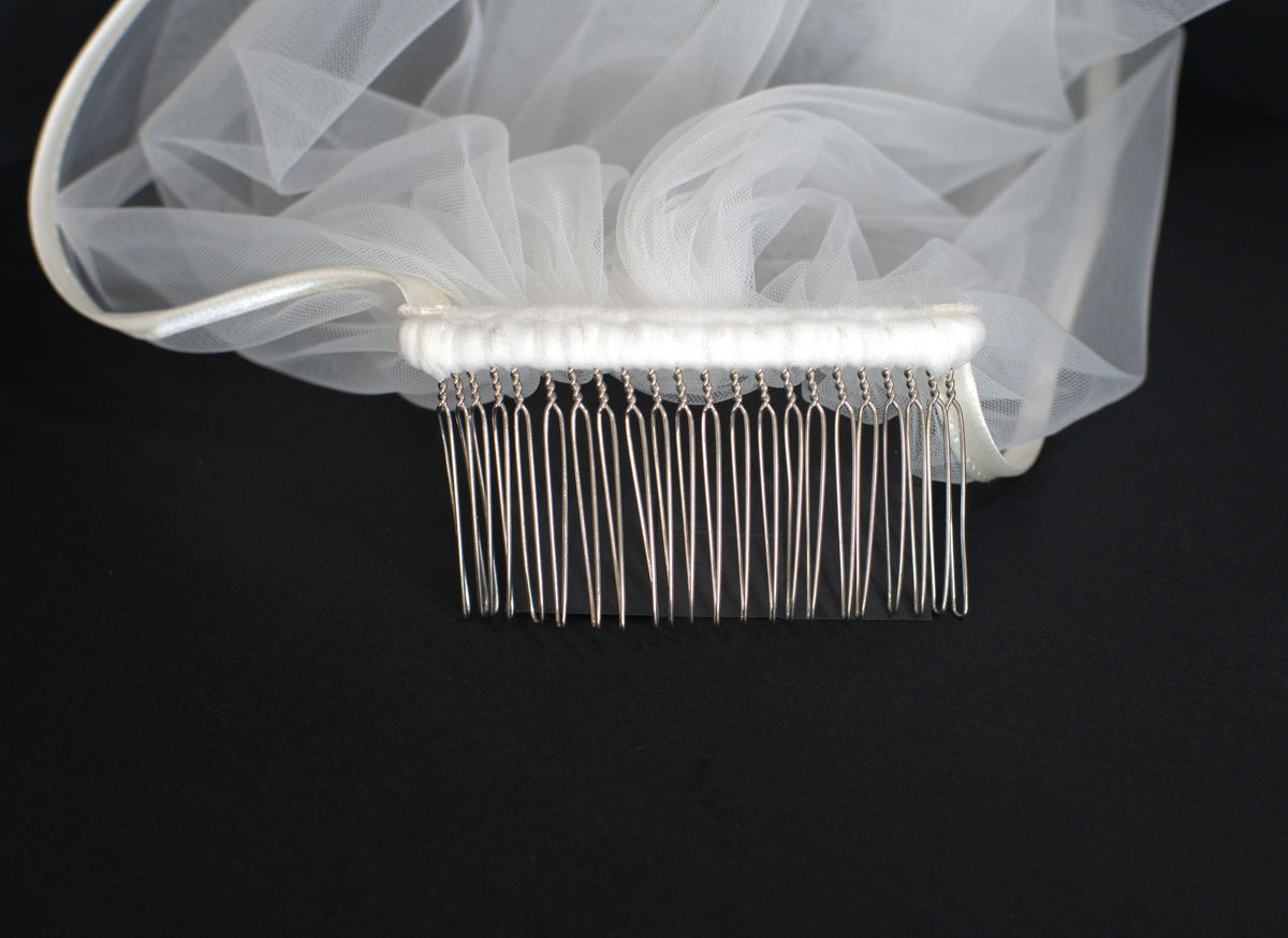 200cm Silk Edge Veil (Chapel Length)