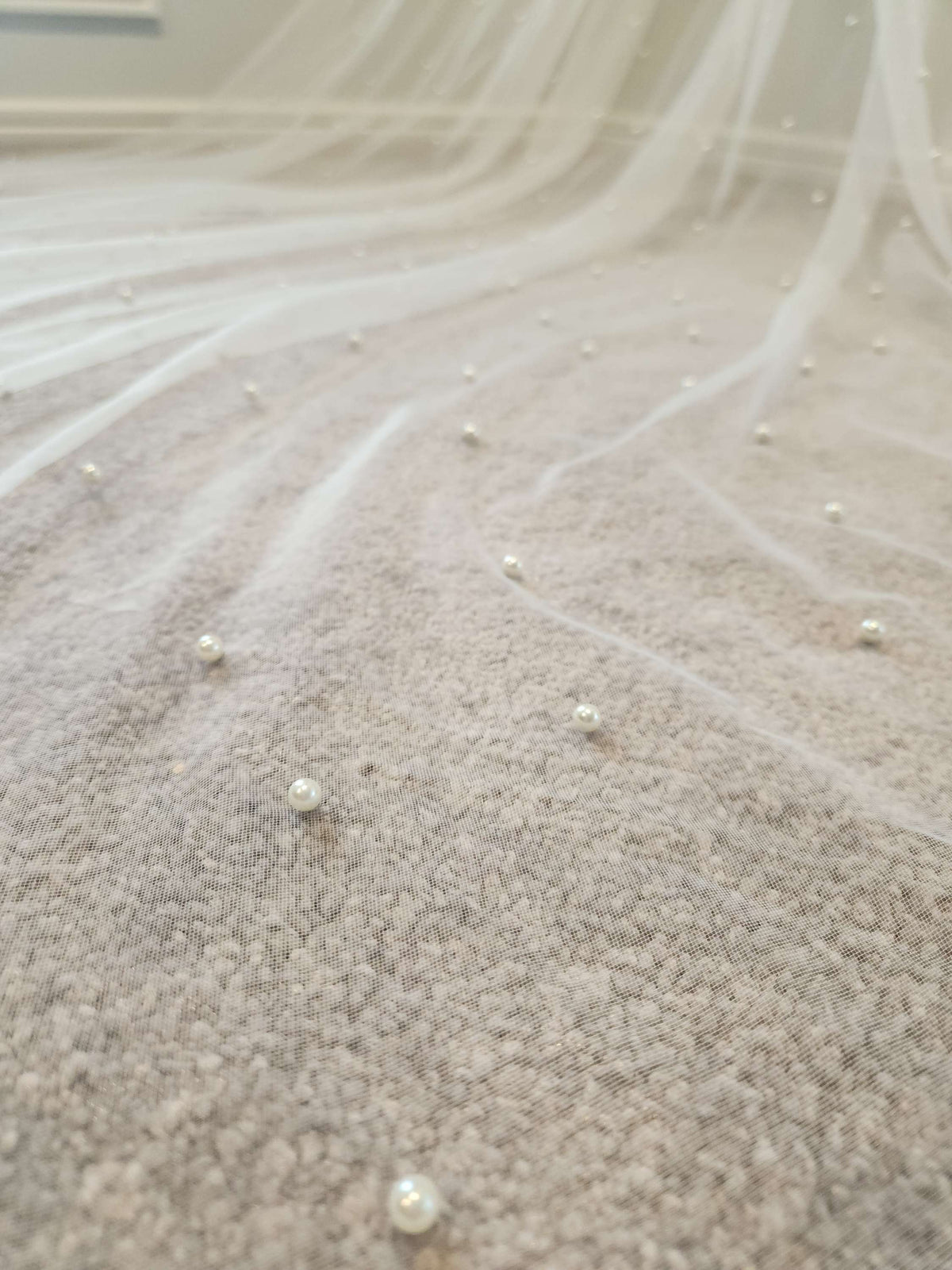 200cm Chapel Length Pearl Veil