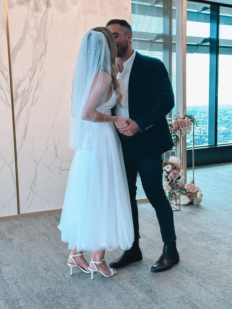 100cm Pearl Veil