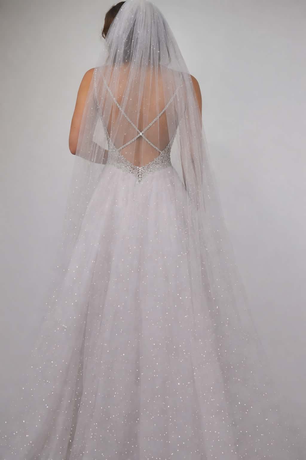 300cm Glitter Veil