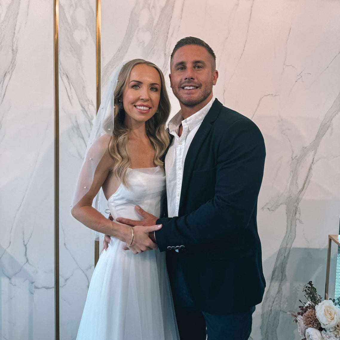 100cm Pearl Veil