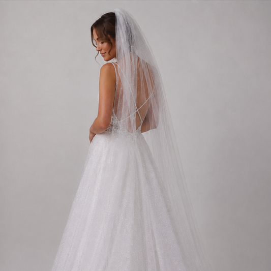 300cm Glitter Veil