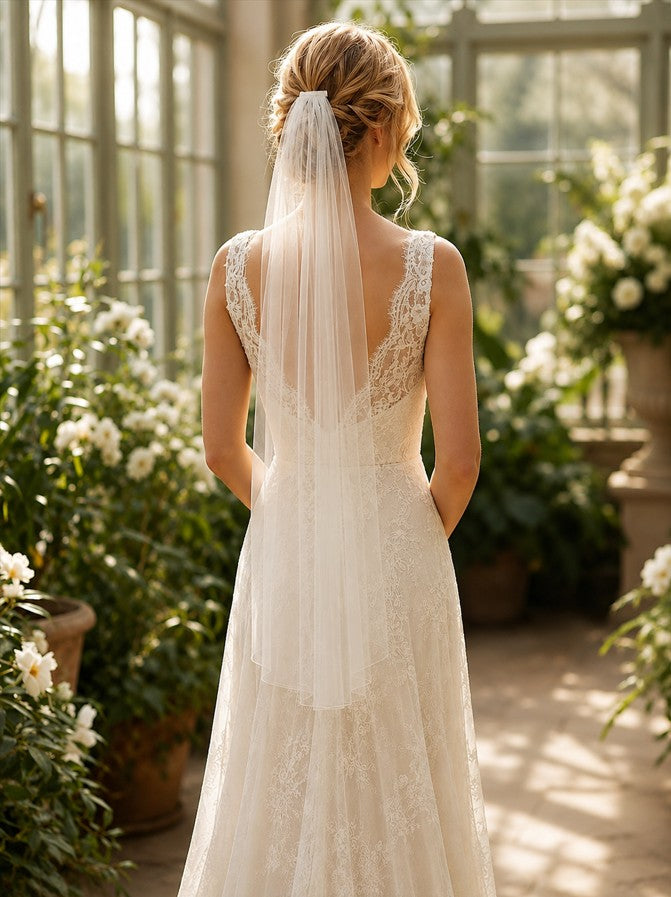 100cm Classic Veil (Fingertip Length)