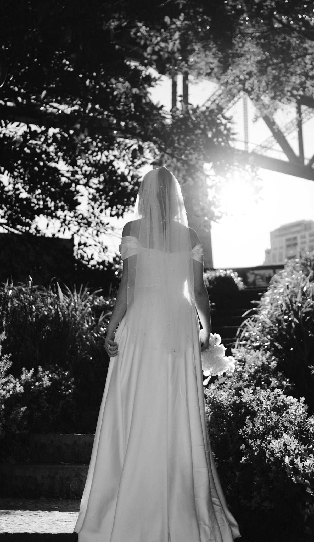 100cm Pearl Veil
